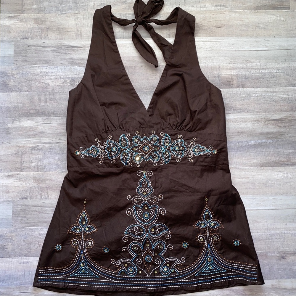 HeartSoul Halter Top - Size Large